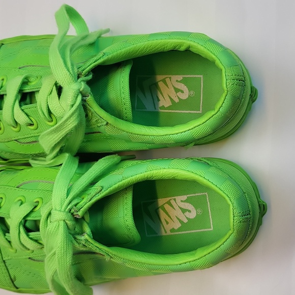 Vans Old Skool Neon Green Geeko - Picture 8 of 12